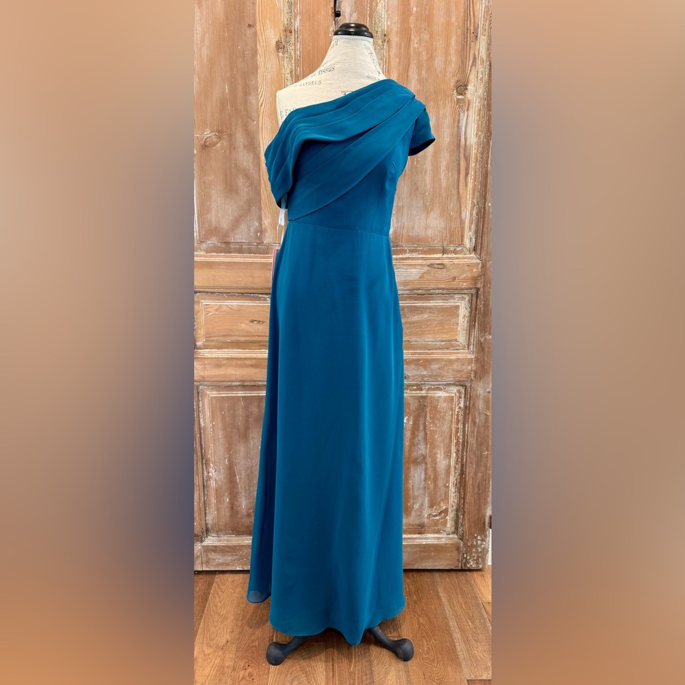 Peacock cocktail dress
